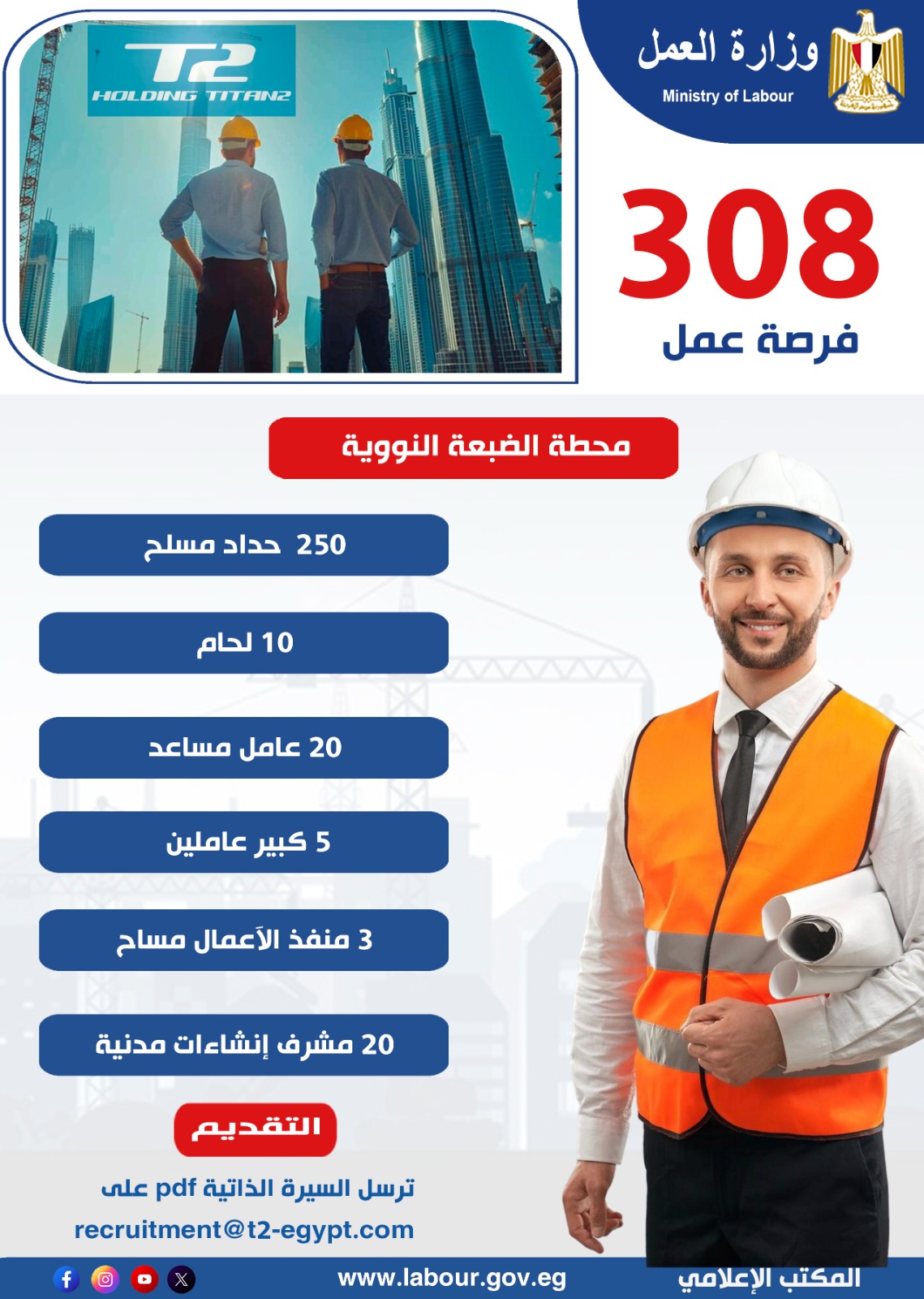 وزير القوى العامله 